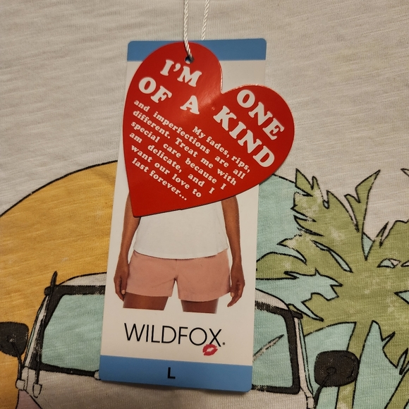 Wildfox "Take me away" graphic t-shirt size large - Picture 5 of 9